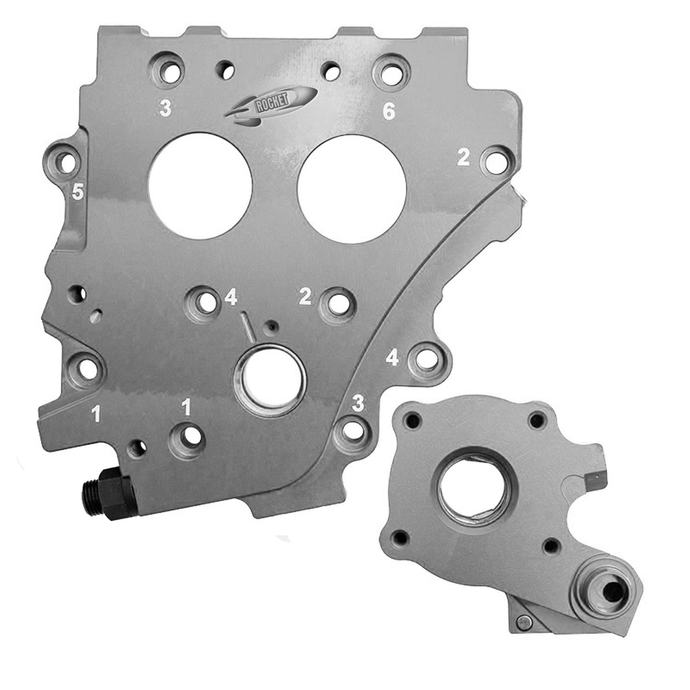 OIL PUMP AND CAM PLATE `07-17 TWIN CAM 7-7100 image 1