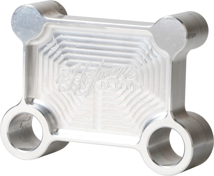 H/D BILLET PULL BACK PLATE RAW BATWING HDB-1017R image 1