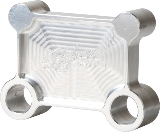 H/D BILLET PULL BACK PLATE RAW BATWING HDB-1017R image 1