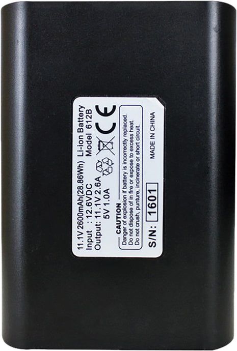 12V BATTERY FOR HYBRID VEST ZMCB 2600 image 1