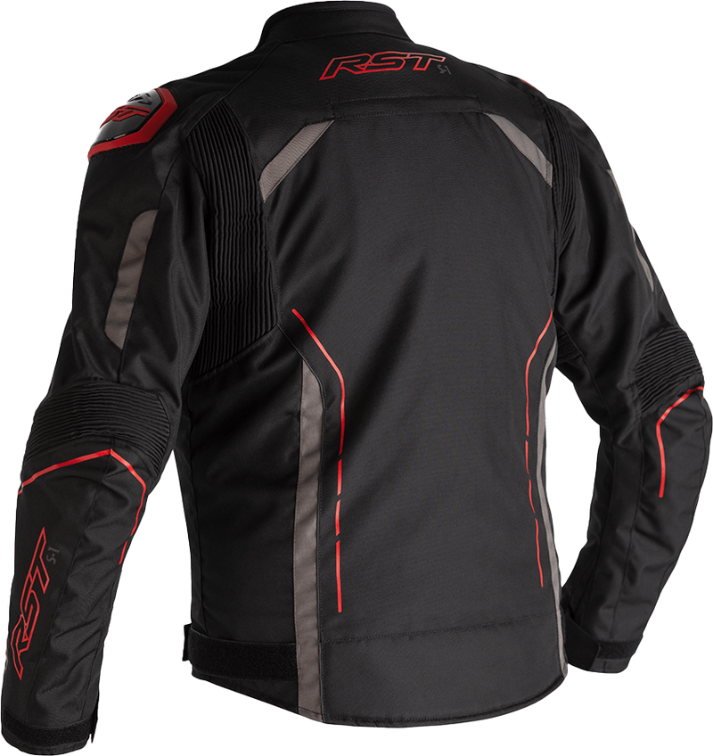 Load image into Gallery viewer, S1 CE JACKET BLACK/GREY/RED TEXTILE SM 102559GRY-40 image 2

