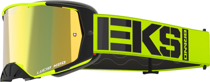 LUCID CALIBER GOGGLE FLO YELLOW GOLD MIRROR LENS 067-12040 image 1