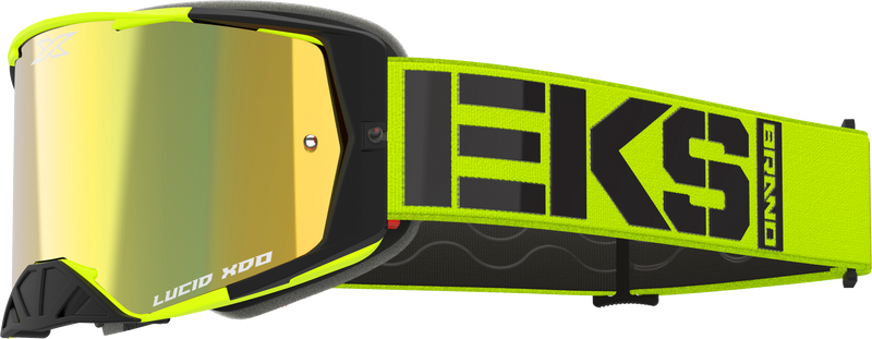 Load image into Gallery viewer, LUCID CALIBER GOGGLE FLO YELLOW GOLD MIRROR LENS 067-12040 image 1
