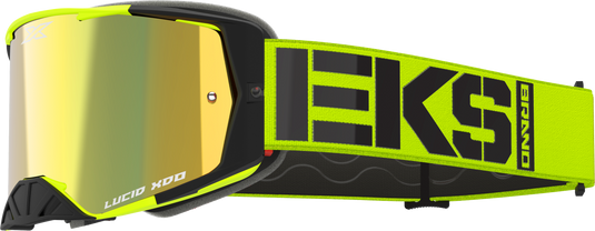 LUCID CALIBER GOGGLE FLO YELLOW GOLD MIRROR LENS 067-12040 image 1