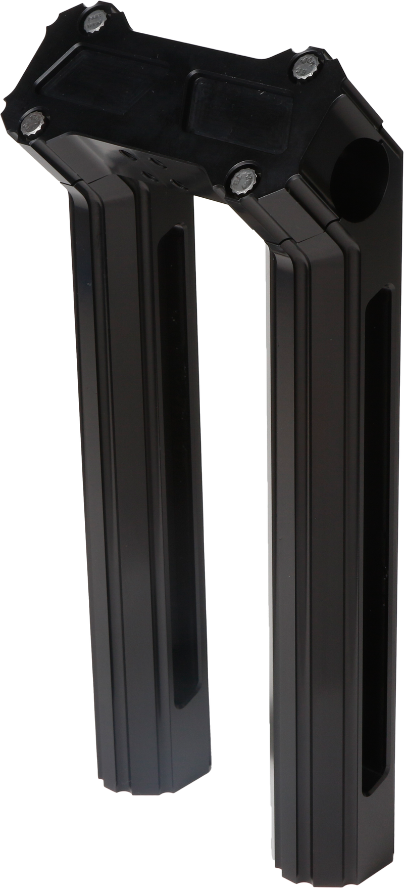 Load image into Gallery viewer, H/D BILLET RISERS 10&quot; BLACK KICKBACK HDB-1006B image 1
