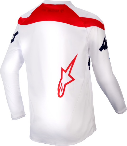 YOUTH RACER HANA JERSEY WHITE/MULTICOLOR LG 3778324-258-L image 2