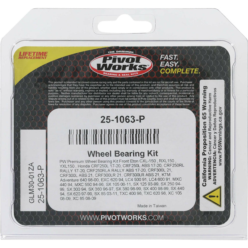 Load image into Gallery viewer, WHEEL BEARING KIT PREMIUM 25-1063-P image 4
