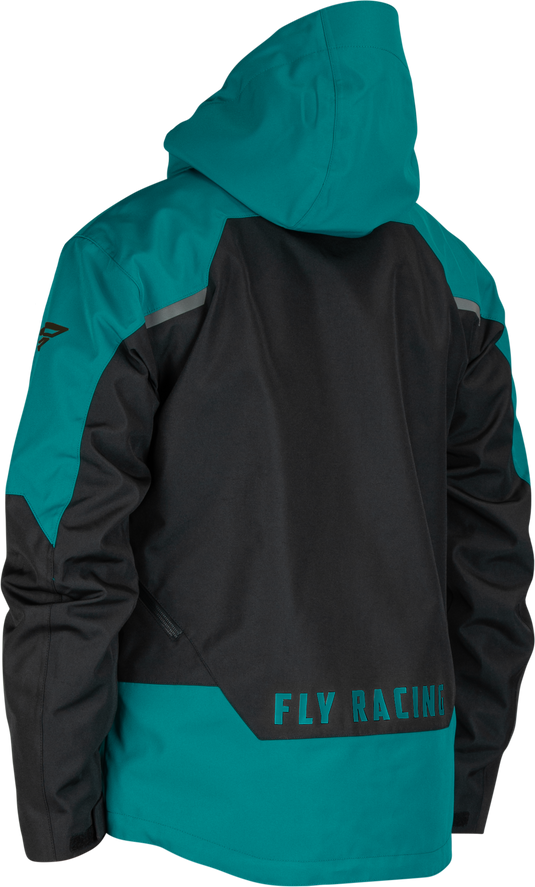 CARBON JACKET BLACK/TEAL/ORANGE 2X 470-52032X image 2
