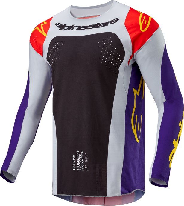 TECHSTAR OCURI JERSEY HOT ORANGE/PURPLE/BLACK LG 3767024-4031-L image 1