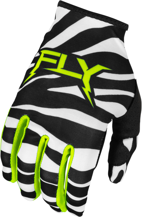 YOUTH LITE UNCAGED GLOVES BLACK/WHITE/NEON GREEN YS 377-742YS image 1
