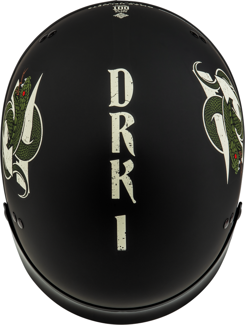 Load image into Gallery viewer, HH-65 DRK1 HELMET W/ PEAK MATTE BLACK/BONE LG H965121046 image 3
