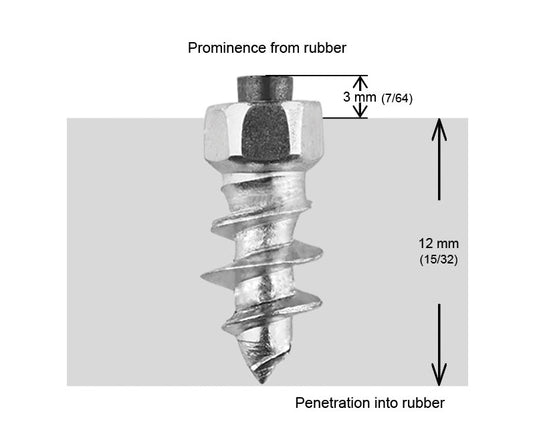 15MM STANDARD SCREW STUDS QTY 100 ST-15100 image 1