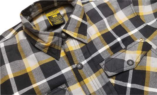 COVERT FLANNEL WHITE/YELLOW 2X 13803-7 image 2