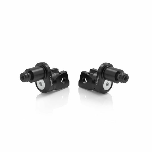 ECCESNTRIC FOOTPEG MOUNT KIT RIDER ADJUST BLACK PR PE814B image 1