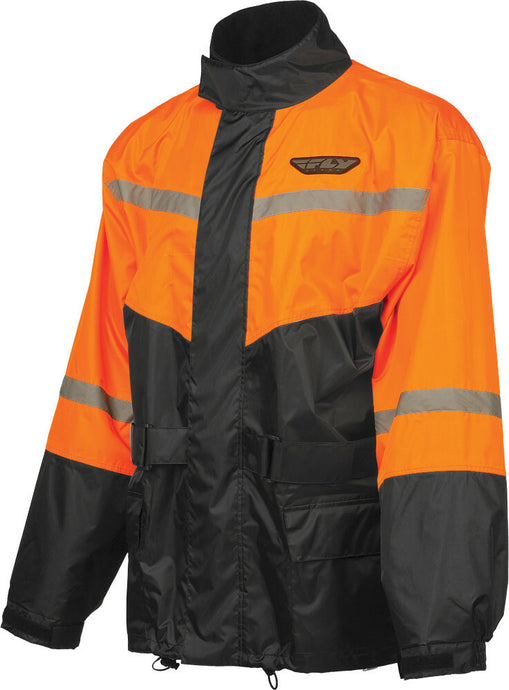 2-PIECE RAIN SUIT BLACK/ORANGE XL 479-8019X image 1