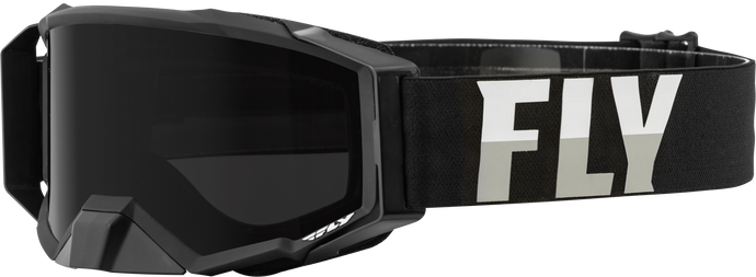 ZONE PRO W/C GOGGLE BLK/WHITE W/DARK SMOKE HYDRO LENS 37-51874 image 1