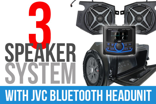 3 SPEAKER PLUG AND PLAY KIT WITH JVC MR1 RECEIVER X3-3A1 image 1