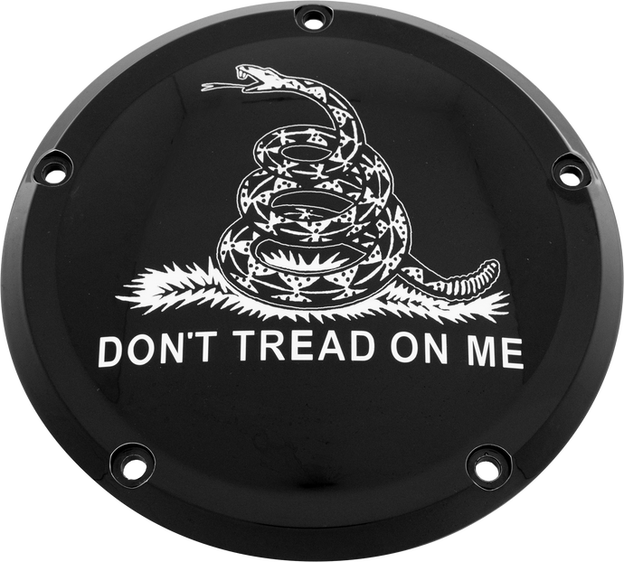 7   TC DERBY COVER DON'T TREAD BLACK PATR08-12BG image 1