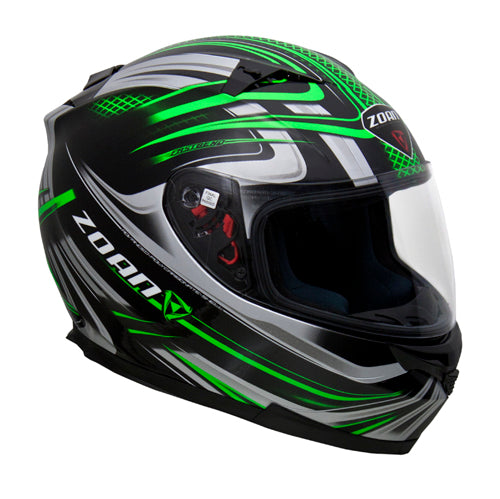 ZOAN BLADE SVS M/C HELMET - REBORN, GREEN -XL