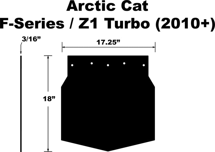 SNOWFLAP  ARCTIC CAT F-SERIES/Z1 TURBO 2010+ SF-Z1FPB image 1