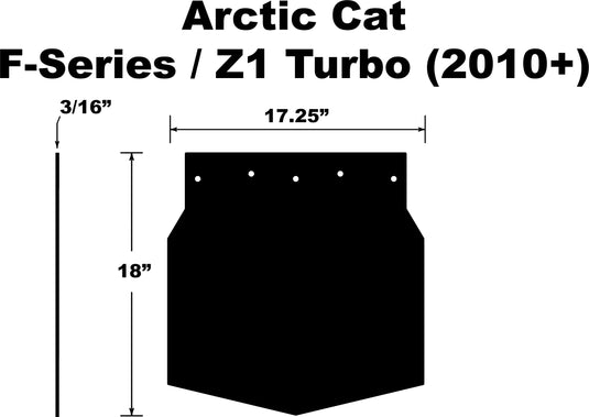 SNOWFLAP  ARCTIC CAT F-SERIES/Z1 TURBO 2010+ SF-Z1FPB image 1