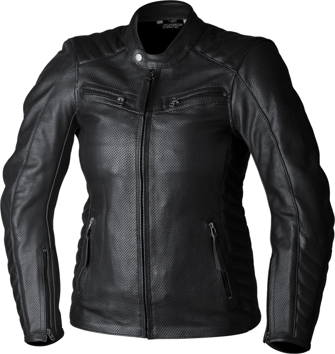 LADIES ROADSTER AIR CE JACKET BLACK LEATHER XS 103538BLK-08 image 1
