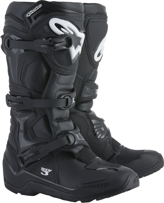 TECH 3 ENDURO BOOTS BLACK SZ 08 2013118-10-8 image 1