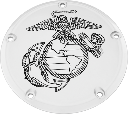 6   M8 SOFTAIL DERBY COVER MARINE EGA CHROME MAR01-67 image 1
