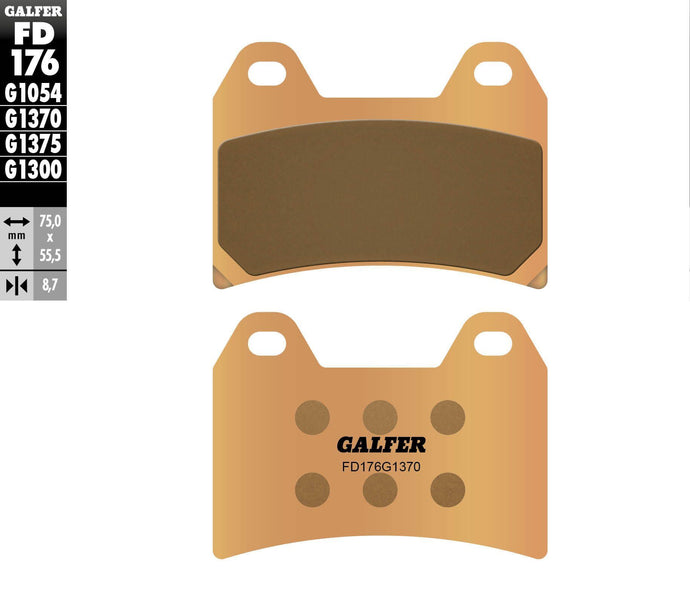BRAKE PADS SINTERED FD176G1370 FD176G1370 image 1