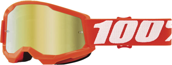 STRATA 2 JUNIOR GOGGLE ORANGE MIRROR GOLD LENS 50032-00005 image 1