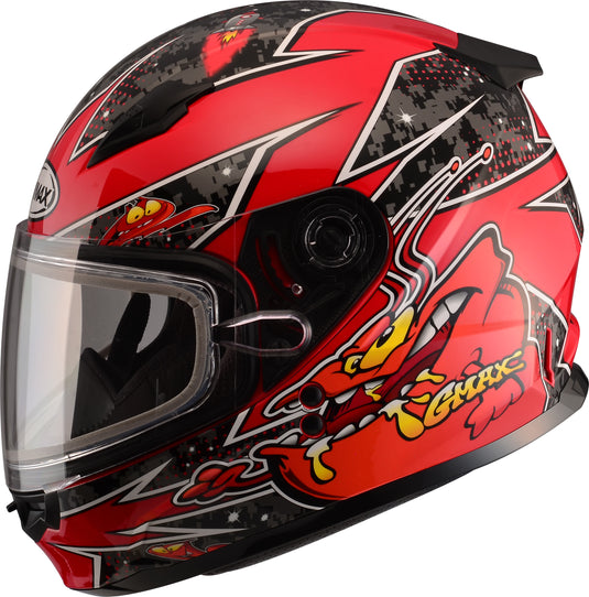 YOUTH GM-49Y ALIEN SNOW HELMET RED YM G2497201 TC-1 image 1