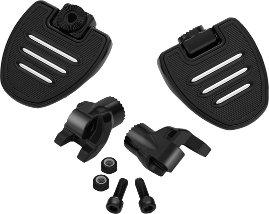 COMMANDER DRIVER FLOORBOARD MINI BLACK CAN 41-414BK image 2