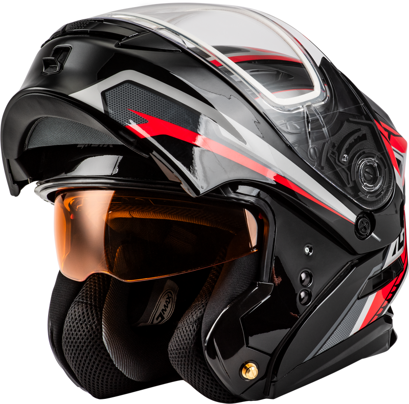 Load image into Gallery viewer, MD-01S TRANSISTOR SNOW HELMET BLACK/RED XL M20139157 image 5
