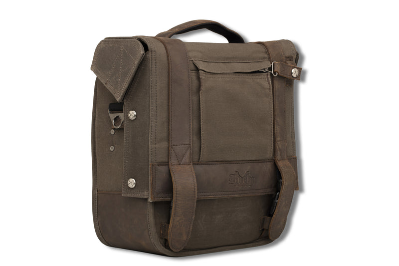Load image into Gallery viewer, SINGLE SADDLEBAG DARK OAK B15-1000D image 1
