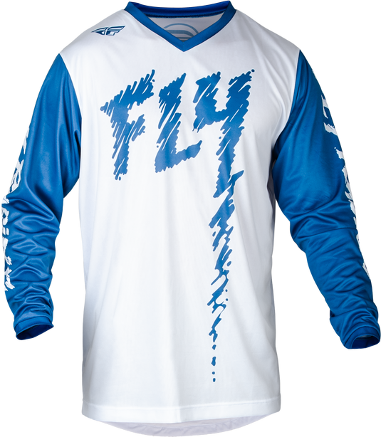 YOUTH F-16 JERSEY TRUE BLUE/WHITE YL 377-223YL image 1
