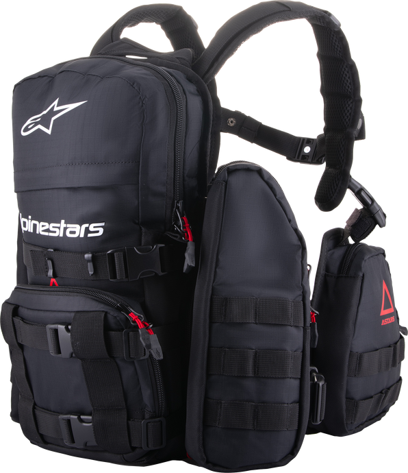 TECHDURA TACTICAL PACK BLACK/WHITE 6104524-12-OS image 1