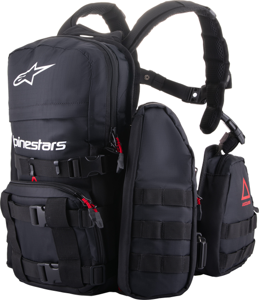 TECHDURA TACTICAL PACK BLACK/WHITE 6104524-12-OS image 1