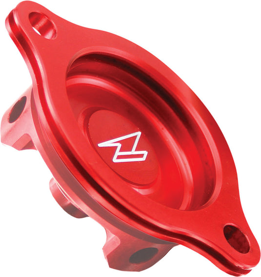 ZETA OIL FILTER COVER CRF250R RED ZE90-1043 image 1