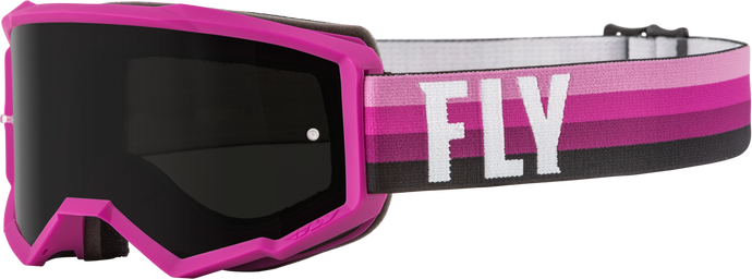 YOUTH ZONE GOGGLE PINK/BLACK W/ DARK SMOKE LENS 37-51716 image 1