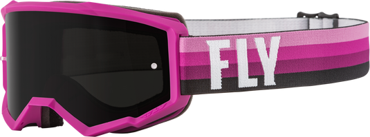 YOUTH ZONE GOGGLE PINK/BLACK W/ DARK SMOKE LENS 37-51716 image 1