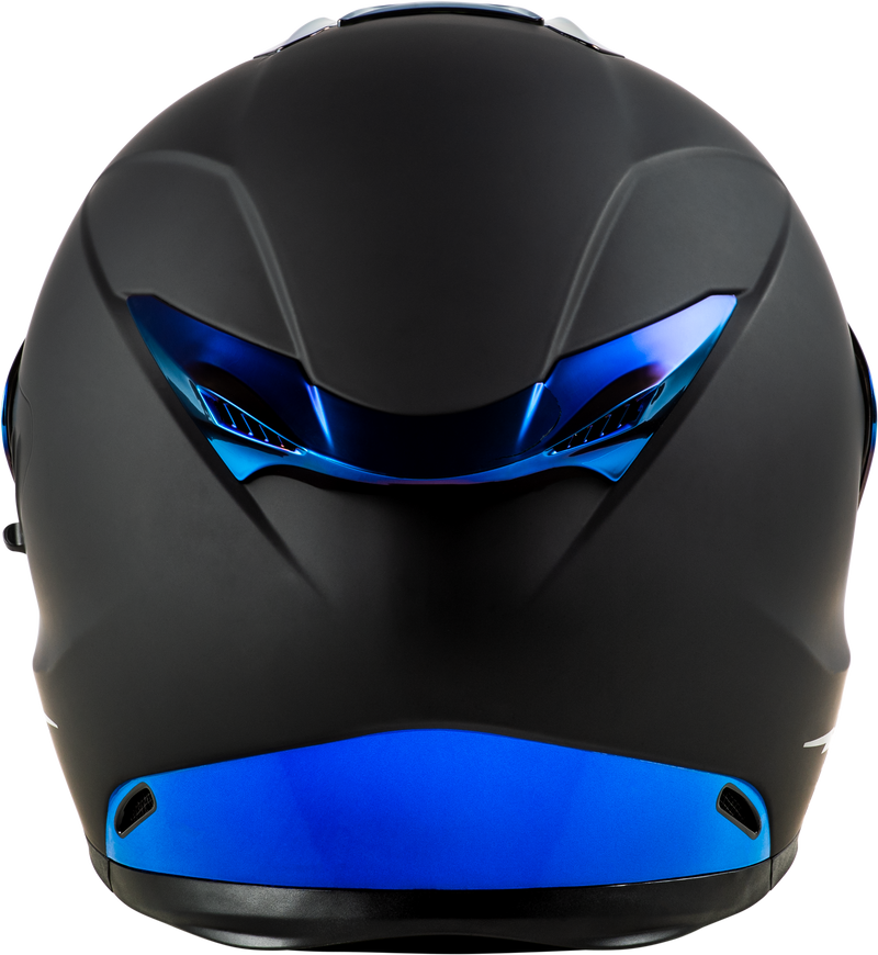 Load image into Gallery viewer, SENTINEL RECON HELMET MATTE BLACK/BLUE CHROME XL 73-8428X image 2
