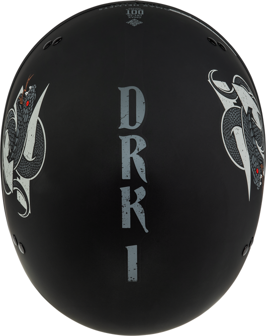 HH-65 DRK1 HELMET MATTE BLACK/GREY MD H16512505 image 3