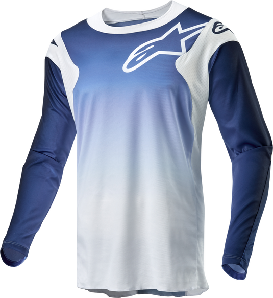 RACER HOEN JERSEY WHITE/DARK NAVY/LIGHT BLUE 2X 3761324-2070-XXL image 1