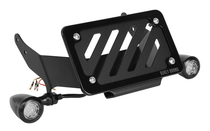 SLASH CUT LIC PLT KIT W/ TURNS BLACK B13-3000TFB image 1
