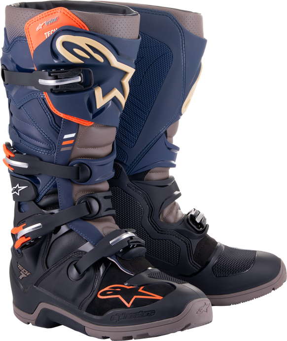 TECH 7 ENDURO DRYSTAR BOOTS BLK/NGT NVY/WM GREY SZ 16 2012620-1373-16 image 1