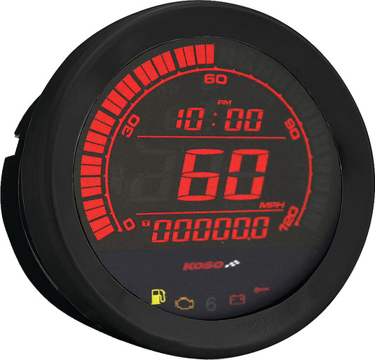 DIGITAL GAUGE CLUSTER BLACK BEZEL 04-13 FLHT AND FLTR BA050903 image 6