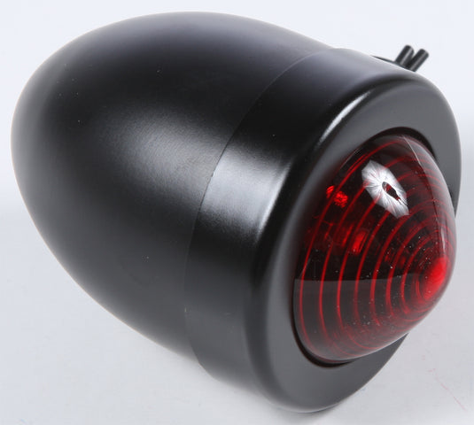 BULLET MARKER LIGHT BLACK RED LENS DUAL FILAMENT 201042 image 1