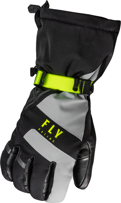 HIGHLAND GLOVES BLACK/GREY/HI-VIS XL 363-3951X image 1