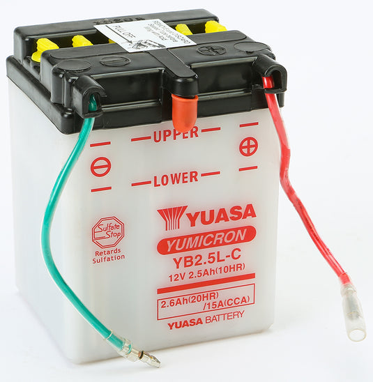 YUASA YB2.5L-C CONVENTIONAL YUAM225LC image 1