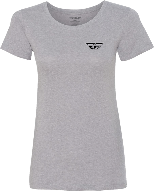 WOMEN'S FLY PULSE TEE GREY SM 356-0086S image 1